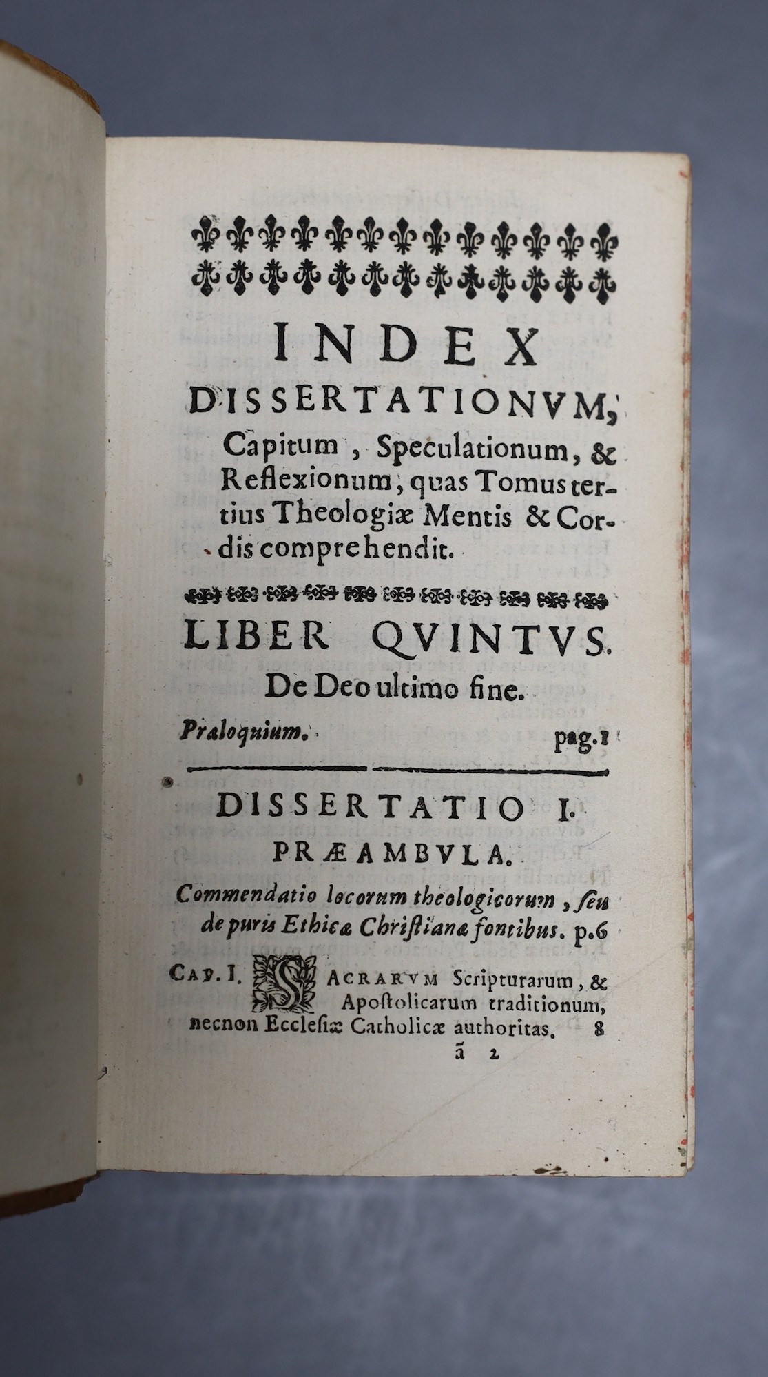 Contenson, Nine theology books in Latin, 1681